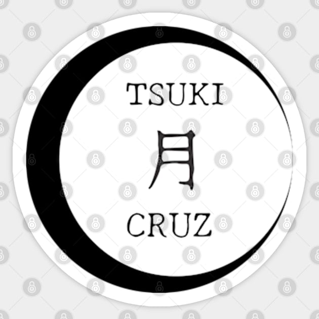 Tsuki Cruz Main Logo Sticker by Tsuki Cruz